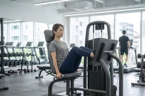 レッグプレスのフォームイメージ